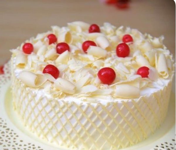 White Forest Cake