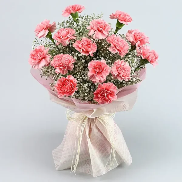 Love For Pastel Carnations Flower Bouquet